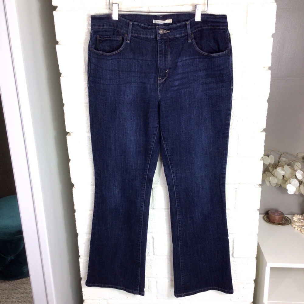 Levi’s 515 Bootcut Dark Wash High Rise Denim Jeans Women's Size 14